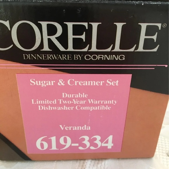 Correlle Sugar and Creamer Set - Picture 4 of 5
